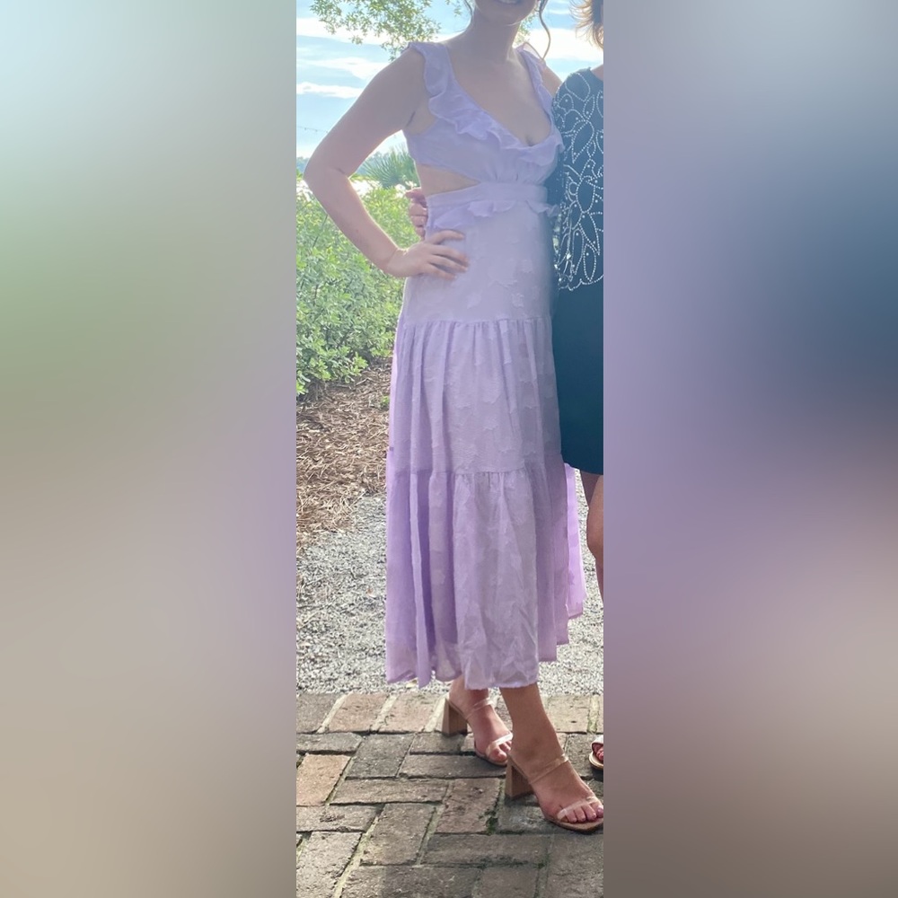 Astr Soft Purple Dress